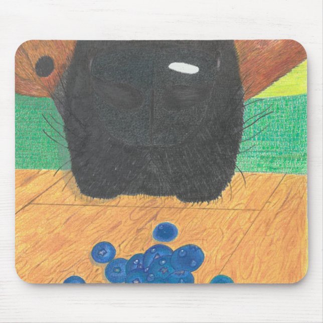 Tapis De Souris Dog nose and blueberry (Devant)