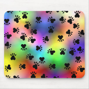 Tapis De Souris Dog Paw Prints Mousepad