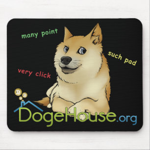 Tapis De Souris Doge Meme Mousepad de Dogehouse