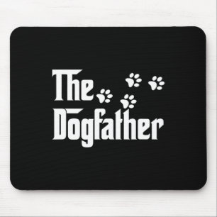Tapis De Souris Dogfather T Shirt Dad Fête des pères Amoureux des 