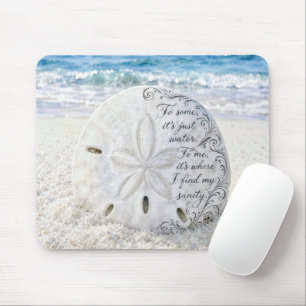 Tapis De Souris Dollar de Sable avec Citation Inspirante