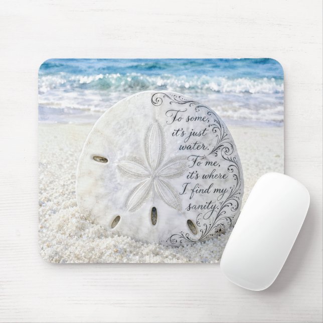Tapis De Souris Dollar de Sable avec Citation Inspirante (Avec souris)