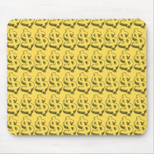 Tapis De Souris dollar or