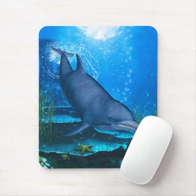 Tapis De Souris Dolphin sous-marin (Avec souris)