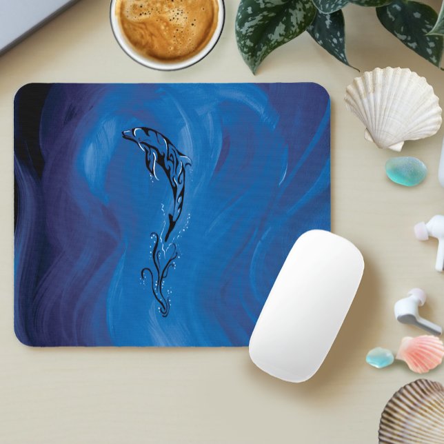 Tapis De Souris Dolphine bleue (Créateur téléchargé)