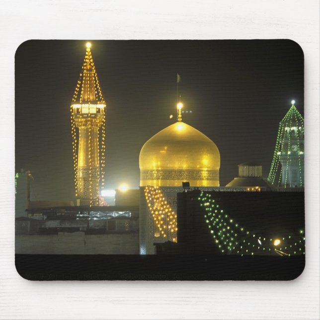 Tapis De Souris Dôme doré du complexe du sanctuaire de l'Imam Reza (Devant)