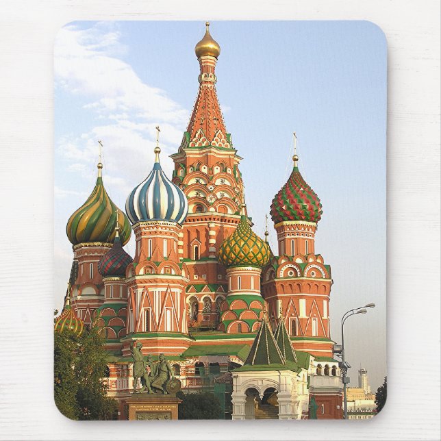 TAPIS DE SOURIS "DOMES DE ST. BASIL'S, MOSCOU" SOURIS MAT/MOUSEPAD (Devant)