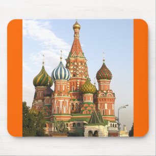 TAPIS DE SOURIS "DOMES DE ST. BASIL'S, MOSCOU" SOURIS MAT/MOUSEPAD
