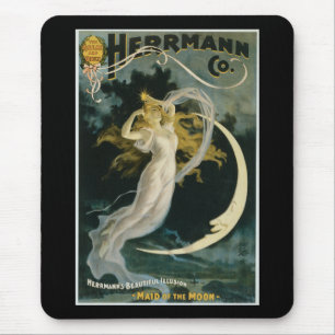 Tapis De Souris Domestique vintage de Herrmann de l'affiche de