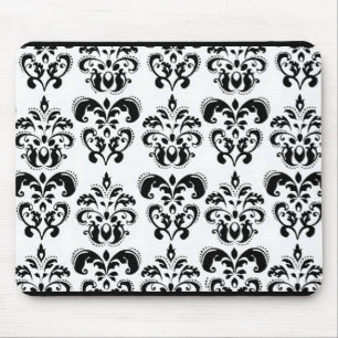 TAPIS DE SOURIS DOMMAQUES NOIRS ET BLANCS