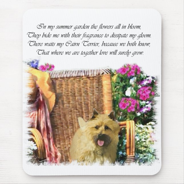 Tapis De Souris Don d'art Cairn Terrier (Devant)