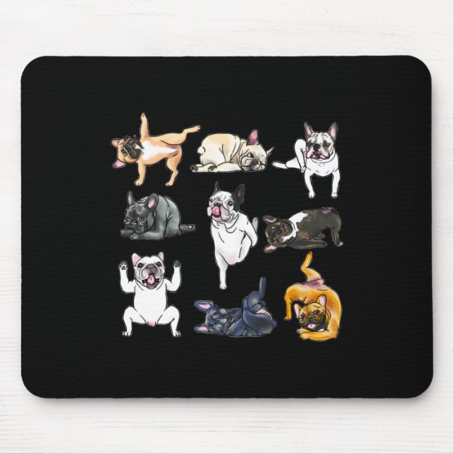 Tapis De Souris Don de chien | French Bulldog Funny (Devant)