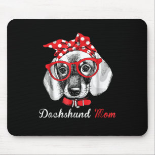 Tapis De Souris Don de chien  Mère Dachshund Lovely
