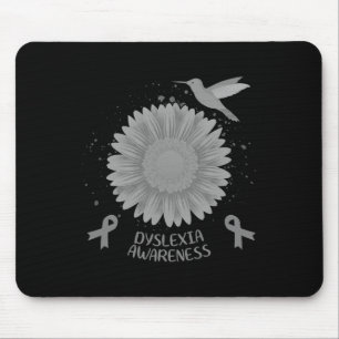 Tapis De Souris Don de colibri de tournesol de sensibilisation