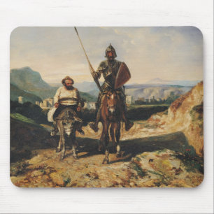 Tapis De Souris Don don Quichotte et Sancho