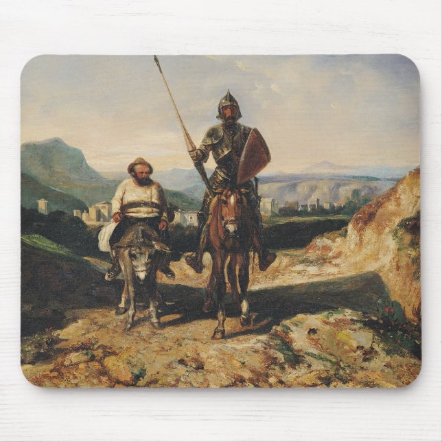 Tapis De Souris Don don Quichotte et Sancho (Devant)
