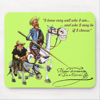 Tapis De Souris DON QUIJOTE, SANCHO, ROCINANTE y RUCIO - Cervantes
