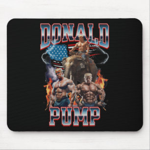 Tapis De Souris Donald Pump Trump Gym Pump Couverture de pompe