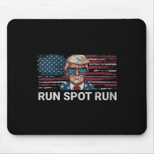 Tapis De Souris Donald Trump 2024 Coursez toutou Coursez Drôle Rép