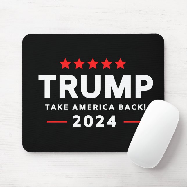 Tapis De Souris Donald Trump 2024 et l'Amérique (Avec souris)