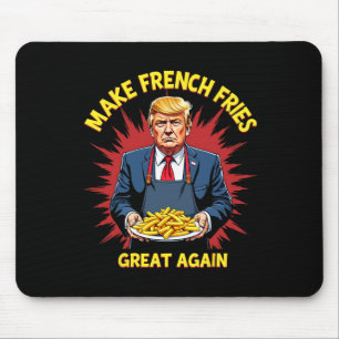 Tapis De Souris Donald Trump 2024 France Fry - Make French Fries G