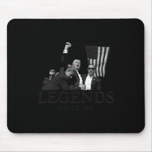 Tapis De Souris Donald Trump 2024 Légendes ne meurent jamais patri