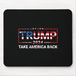 Tapis De Souris Donald Trump 2024 Reprendre l'Amérique Byck Us Dra