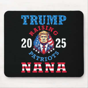 Tapis De Souris Donald Trump 2025 Élever des patriotes Nana soutie