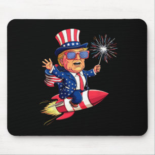 Tapis De Souris Donald Trump 2025 heureux 4 juillet Trump américai