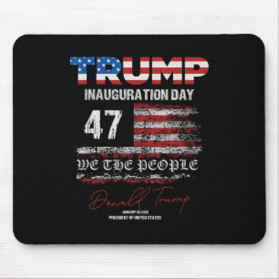 Tapis De Souris Donald Trump 47e président 2025 Inauguration États