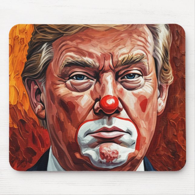 Tapis De Souris donald trump clown  (Devant)