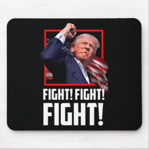 Tapis De Souris Donald Trump combat les combattants et les partisa