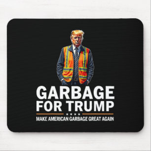 Tapis De Souris Donald Trump Garbage Orange réflexe de sécurité