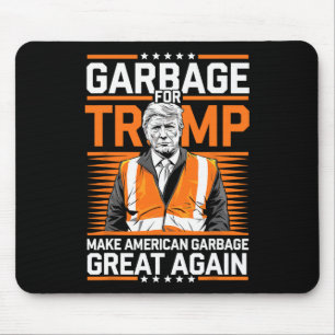 Tapis De Souris Donald Trump Garbage Orange réflexe de sécurité