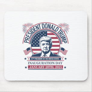 Tapis De Souris Donald Trump remporte le 47e président - 2024 Potu