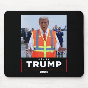 Tapis De Souris Donald Trump roule dans un T-shirt de camion Garge