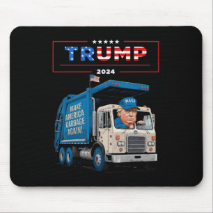 Tapis De Souris Donald Trump se promène en chemise Garge Truck Gar