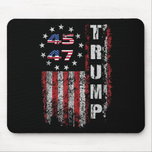 Tapis De Souris Donald Trump Shirt Trump Merchandise 45 47 Trump 2