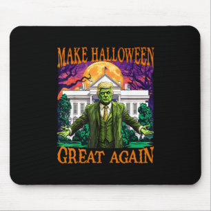Tapis De Souris Donald Trump Zombie Faire Halloween Grande à nouve