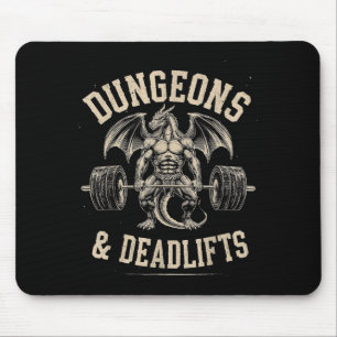 Tapis De Souris Donjons Tractions Salle de Sport Fantaisie Design