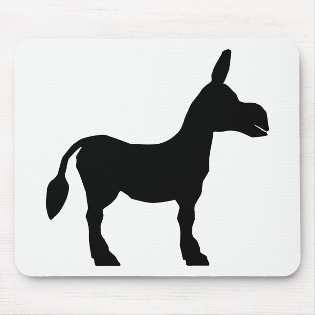 Tapis De Souris Donkey silhouette (Devant)