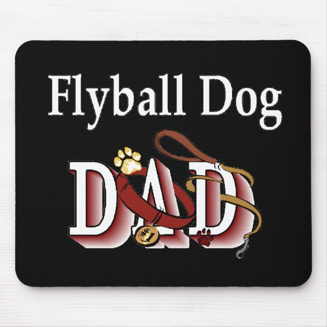 Tapis De Souris Dons de chien de volley-ball (Devant)