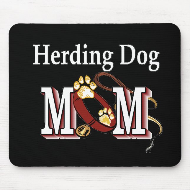 Tapis De Souris Dons de maman de chien d'élevage (Devant)