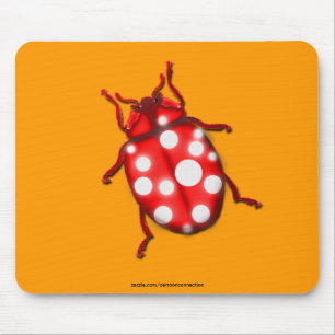 Tapis De Souris Dons LadyBug pour les buglovers et les jardiniers