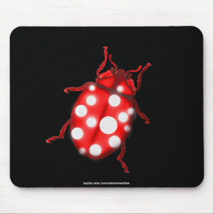 Tapis De Souris Dons LadyBug pour les buglovers et les jardiniers