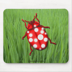 Tapis De Souris Dons LadyBug pour les buglovers et les jardiniers