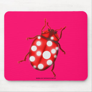 Tapis De Souris Dons LadyBug pour les buglovers et les jardiniers