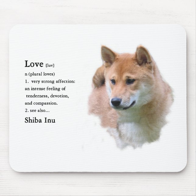 Tapis De Souris Dons Shiba Inu (Devant)