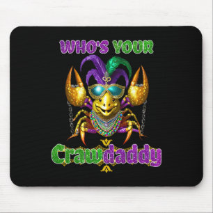 Tapis De Souris Dont le coût de la fête de l'écrevisse Mardi Gras