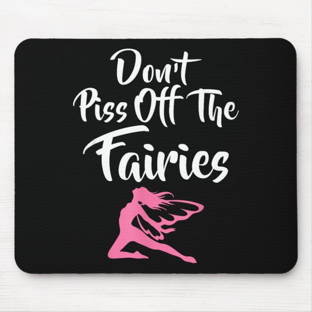 Tapis De Souris Don't Off The Fairies Fairytale Fantasy Fairy  (Devant)